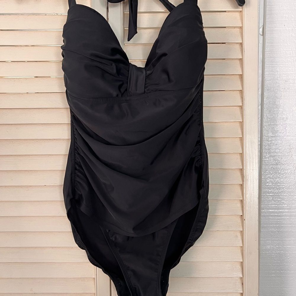 Shore Shapes Women’s Black One-Piece Swimsuit